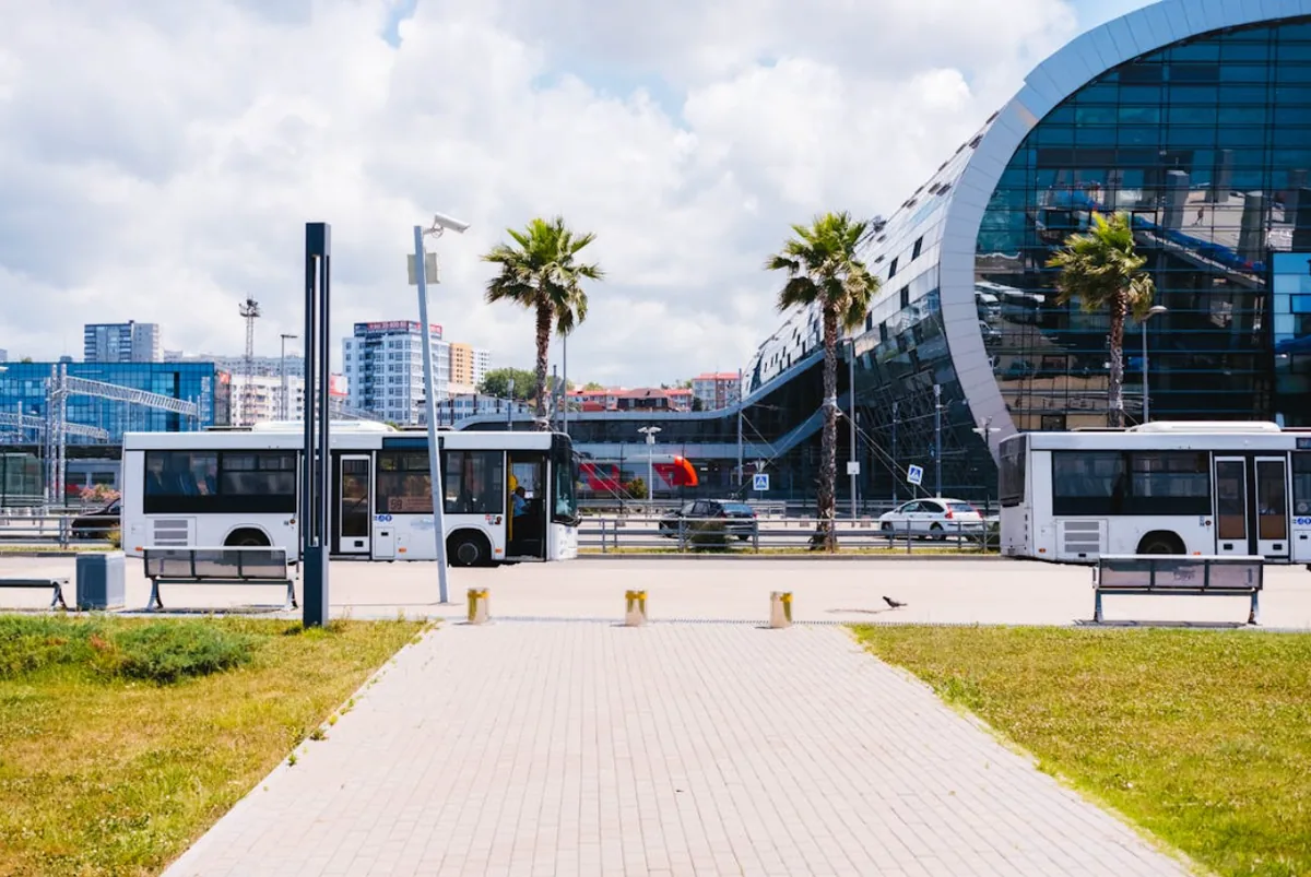 Fleet of buses for urban transportation